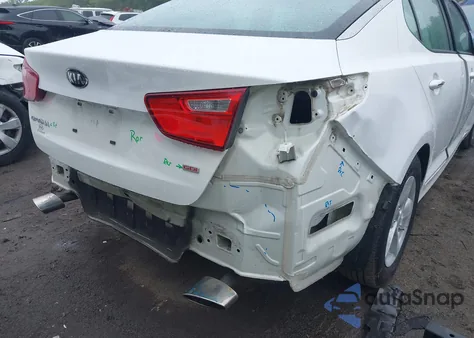 2015 Kia Optima Lx из США, поврежденный, VIN KNAGM4A78F5544180